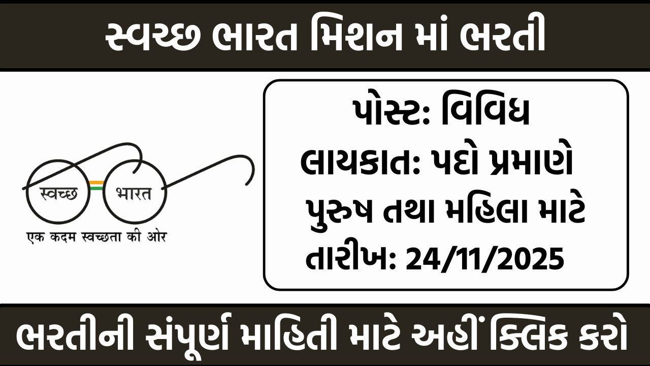 Clean India Mission Recruitment