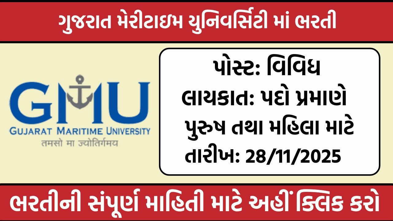 GMU Recruitment 2025