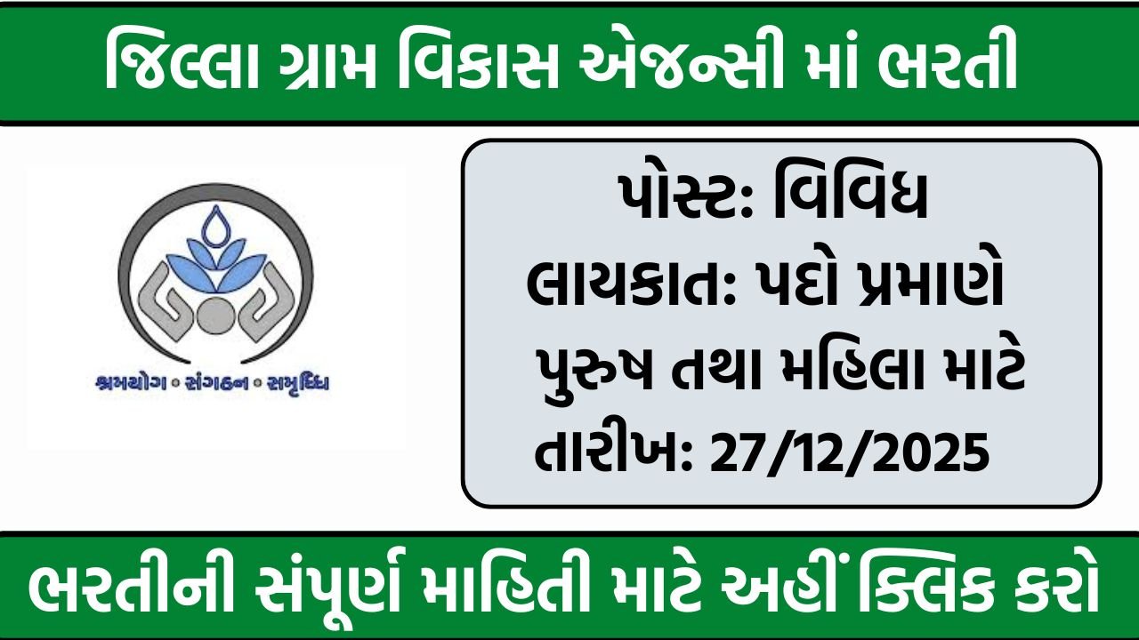 District Rural Development Agency Recruitment